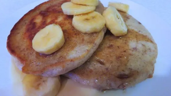 Banana Pecan Buttermilk Pancakes