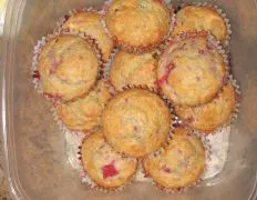 Banana Raspberry Muffins