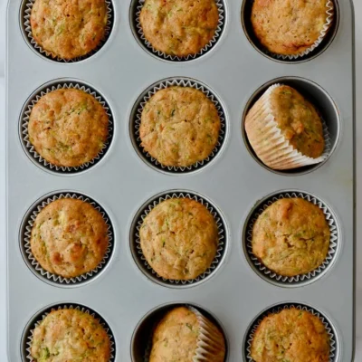 Banana Zucchini Muffins