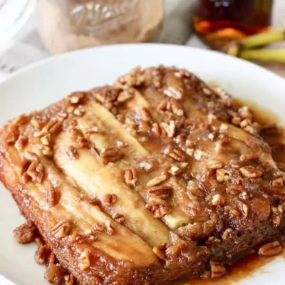 Bananas Foster Upside Down Cake