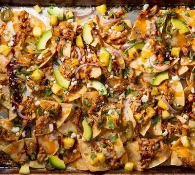 Barbecue Chicken Nachos