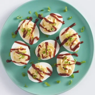 Barbecue Deviled Eggs