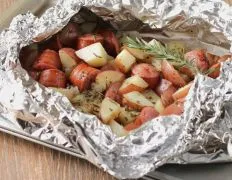 Barbecue Grilled Kielbasa Dinner Packets