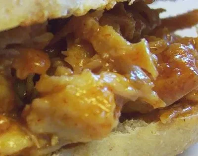 Barbecue Pulled Chicken Sandwiches