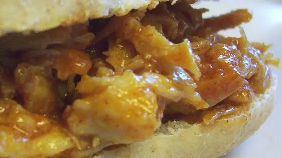 Barbecue Pulled Chicken Sandwiches