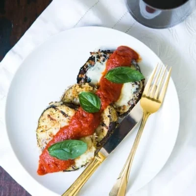 Barbecued Parmesan Eggplant