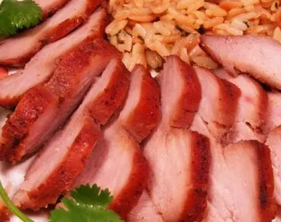 Barbecued Red Roast Pork Tenderloin