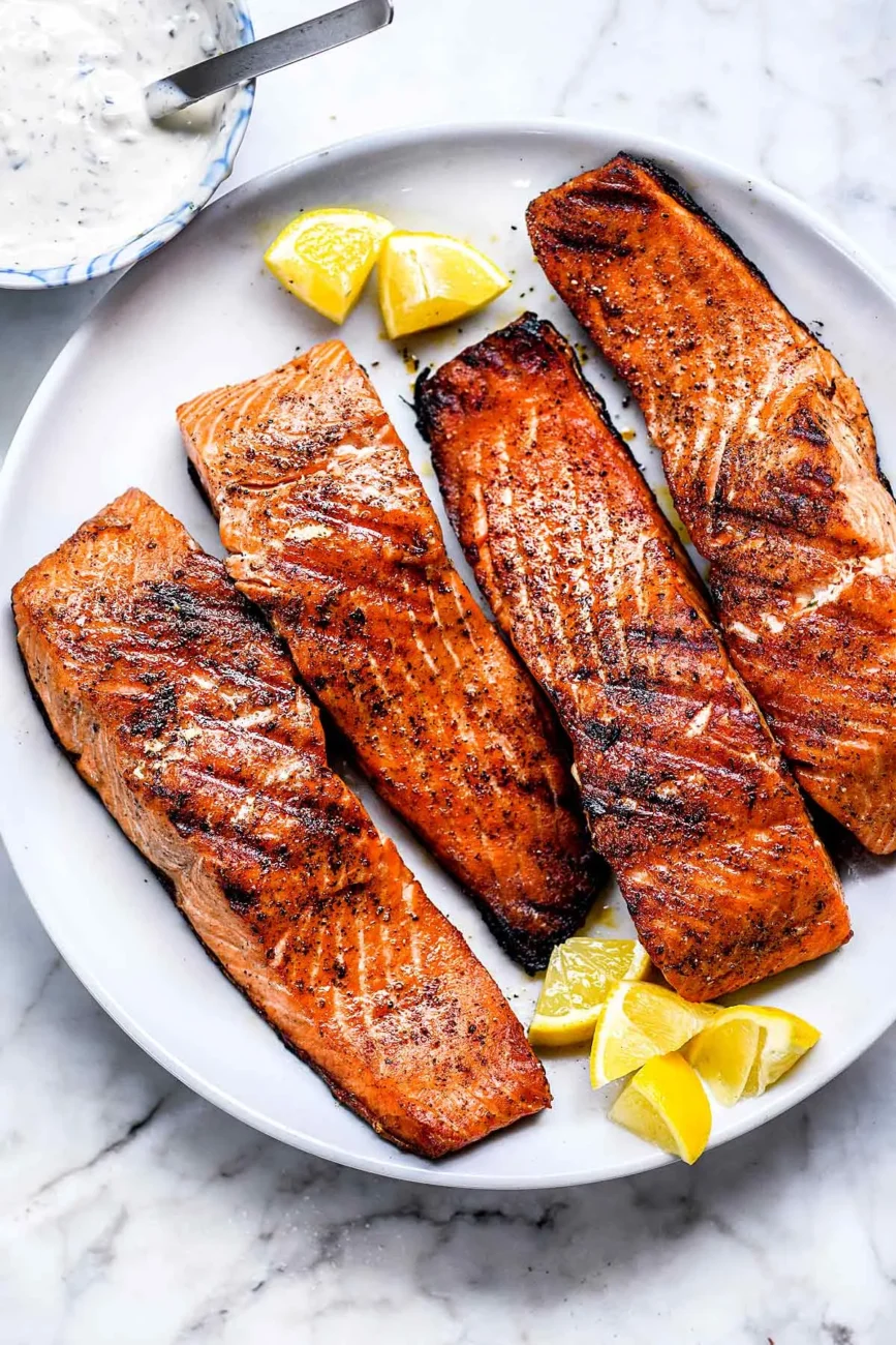 Barbecued Salmon