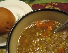 Barley Lentil Soup