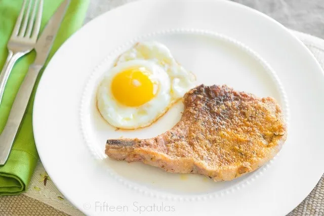 Basic Pan Fried Thin Pork Chops No Egg