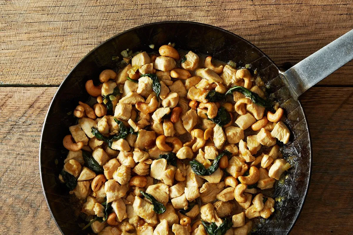 Basil Chicken And Cashew Nuts