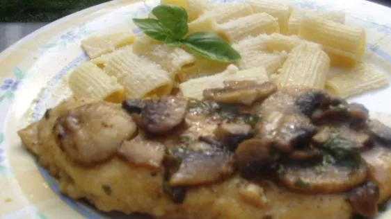 Basil Chicken Marsala With Mushrooms