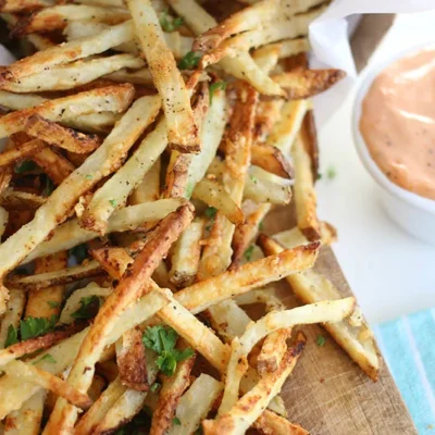 Basil Garlic Oven Fries