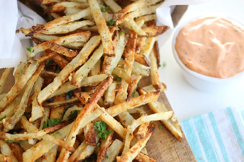 Basil Garlic Oven Fries