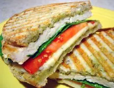 Basil Lemon Chicken Panini