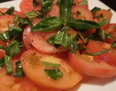 Basil &Amp; Tomato Salad