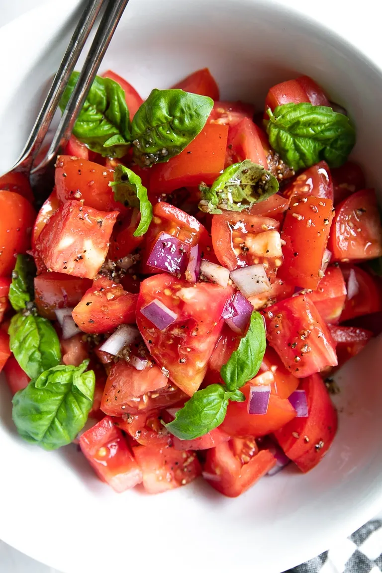 Basil Tomatoes