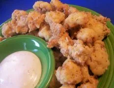 Batter Dipped Deep Fried Cauliflower