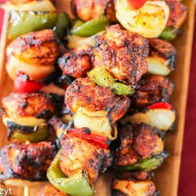 Bbq Chicken Kebabs