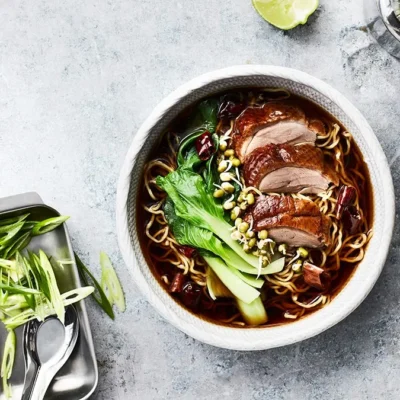 Bbq Duck And Ramen Soup