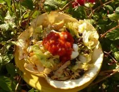 Bean And Chicken Taco Salad