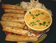 Bean &Amp; Cheese Taquitos W/ Guacamole