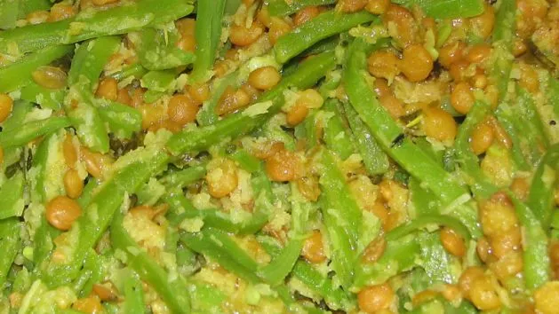 Beans With Lentils And Coconut