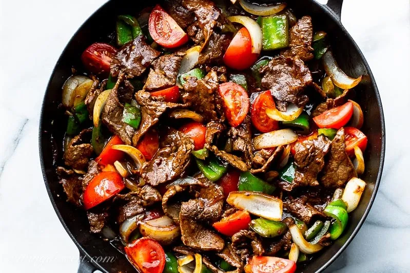 Beef And Green Pepper Stir Fry