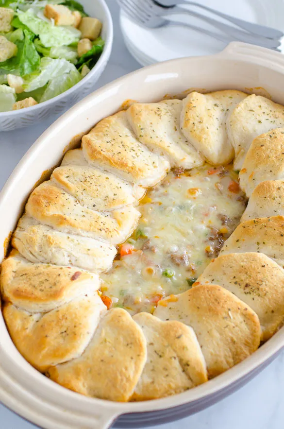 Beef & Biscuit Casserole