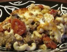 Beef & Elbow Macaroni Casserole With