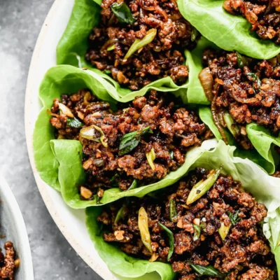 Beef Lettuce Wraps