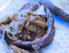 Beef Liver And Onions With White Wine