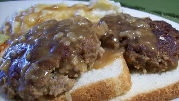 Beef Patties In Onion Gravy