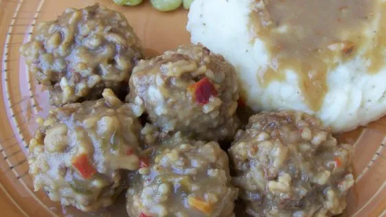 Beef Porcupine Balls