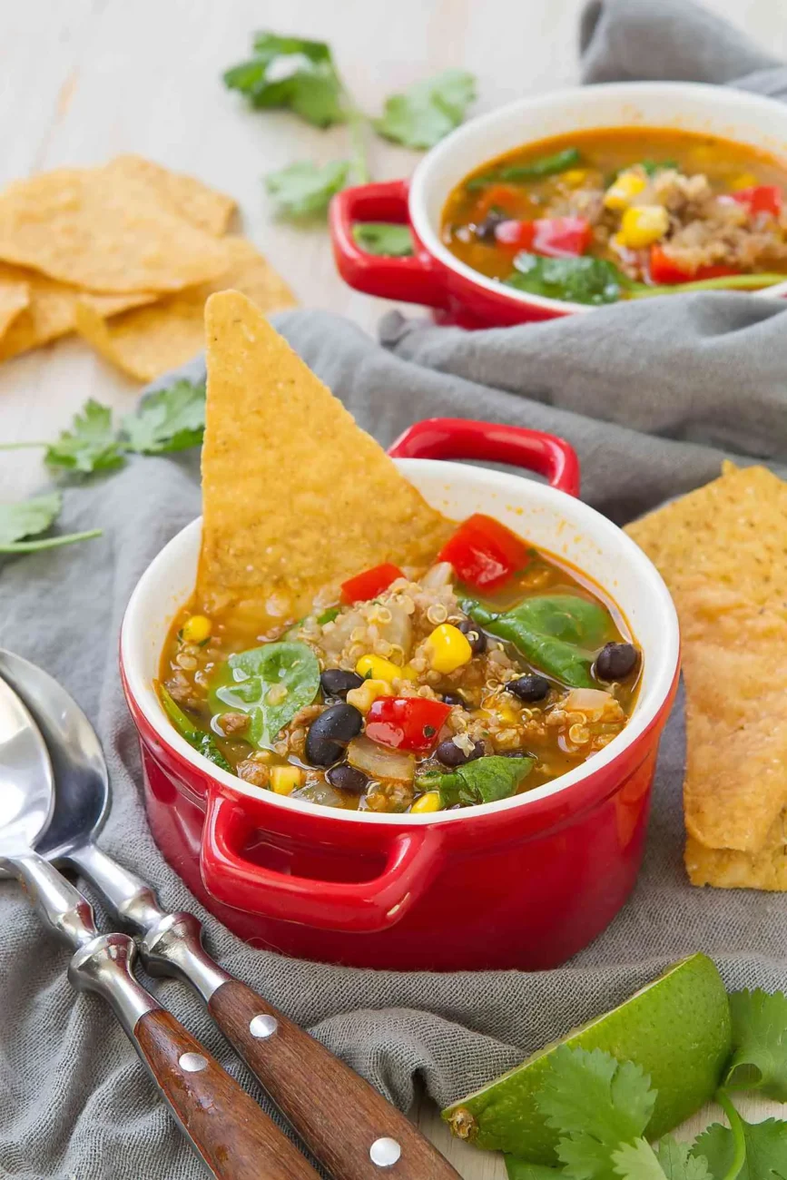 Beef, Potato And Quinoa Soup