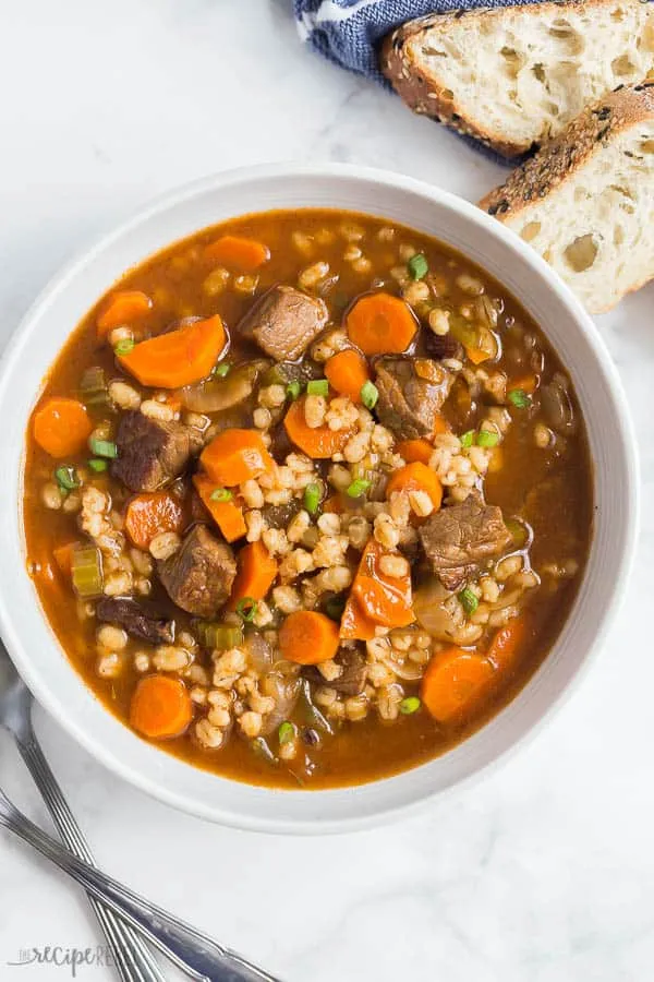 Beef Soup With Barley