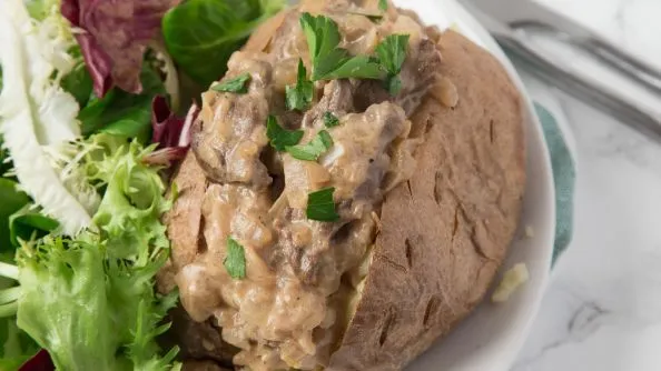 Beef Stroganoff- Stuffed