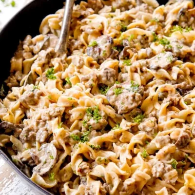 Beef Stroganoff With Make Ahead Directions