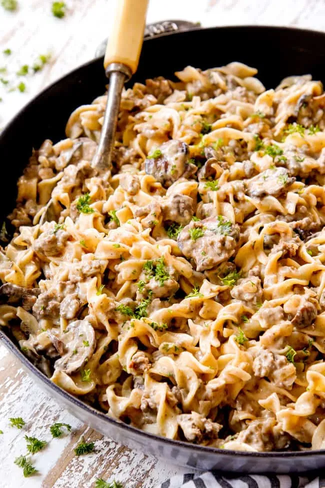 Beef Stroganoff With Make Ahead Directions