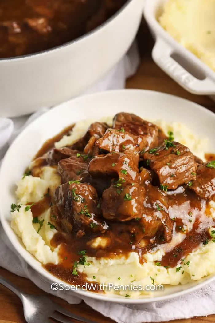 Beef Tips And Rice