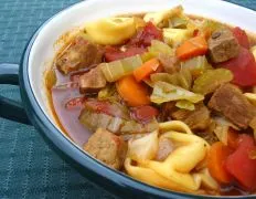 Beef Tortellini Soup