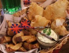 Beer-Battered Fish With Tartar Sauce