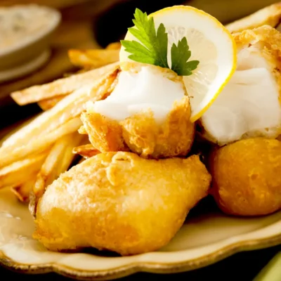 Beer Battered Halibut