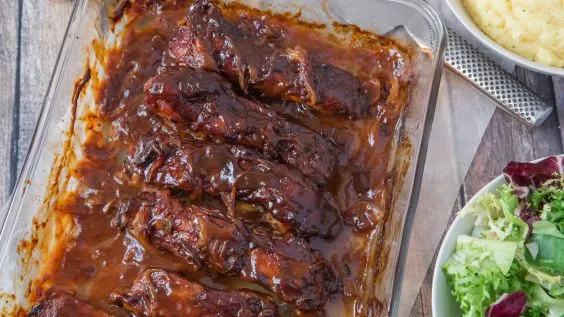 Beer N Bbq Braised Country Style Pork Ribs