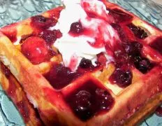 Berry Birthday Waffles