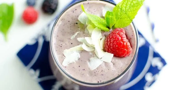 Berry Blast Protein Shake Fruit Smoothie