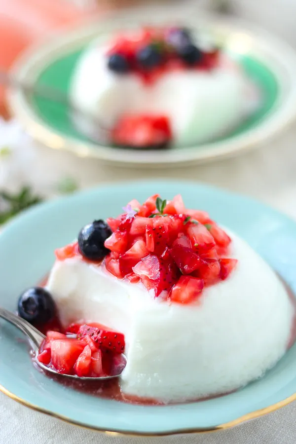 Berry Bliss Yogurt Panna Cotta: A No-Bake Delight