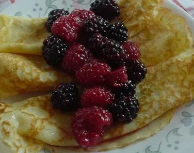 Berry-Infused Swedish Pancakes: A Scrumptious Breakfast Delight