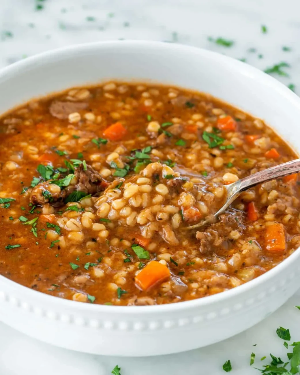 Best Ever Beef Barley Soup