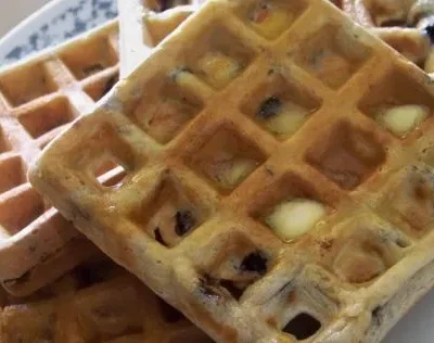 Best-Ever Homemade Blueberry Waffles Recipe